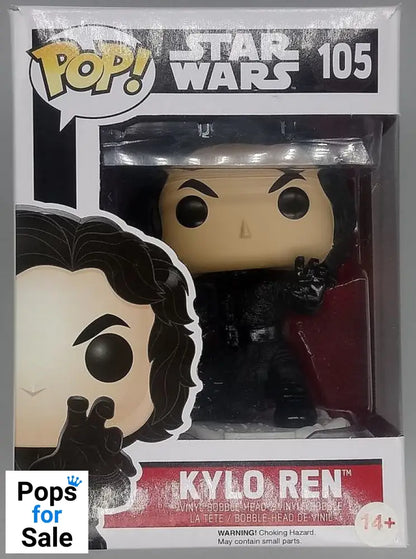 105 Kylo Ren (Unmasked- Action Pose) - Star Wars - Funko POP - Box Damaged