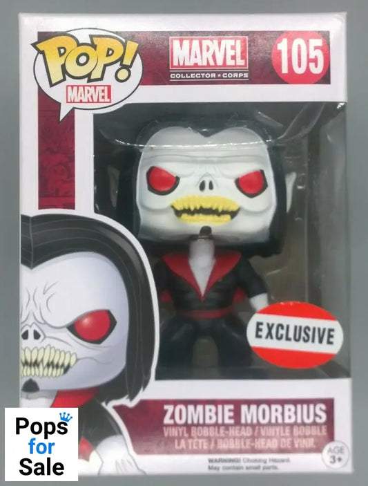 105 Zombie Morbius - Marvel Collector Corps - Funko POP - Box Damaged