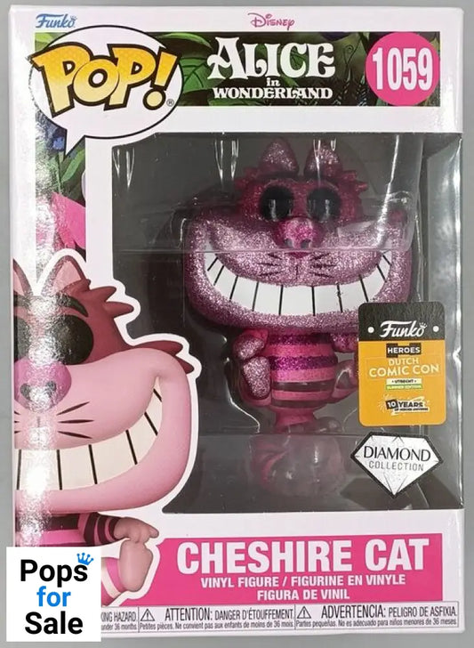 1059 Cheshire Cat (Diamond) - Alice in Wonderland Funko POP