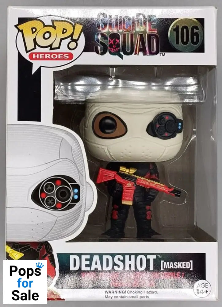 #106 Deadshot (Masked) - Suicide Squad Funko POP - PopsforSale.co.uk