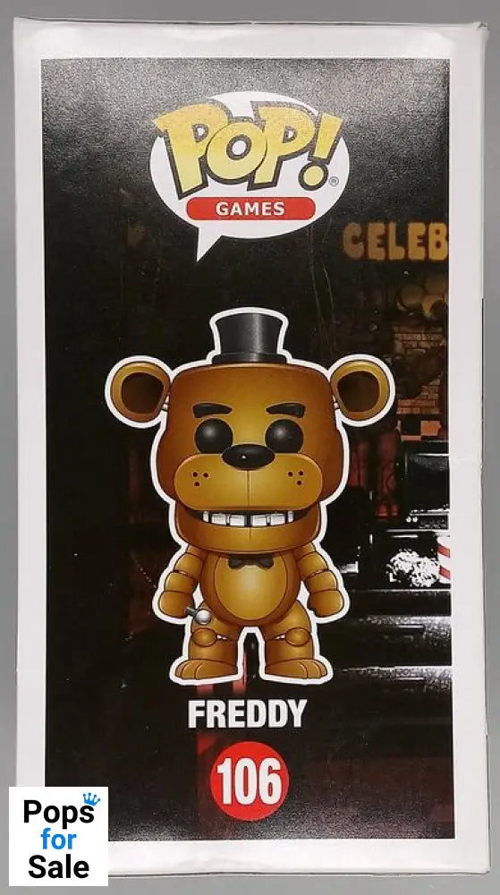 106 Freddy - Five Nights at Freddy's FNAF - Box Damaged Funko POP