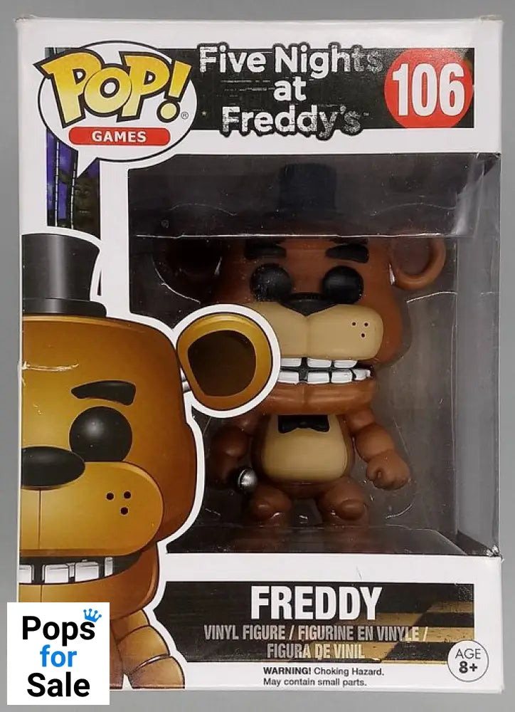 106 Freddy - Five Nights at Freddy's FNAF - Box Damaged Funko POP