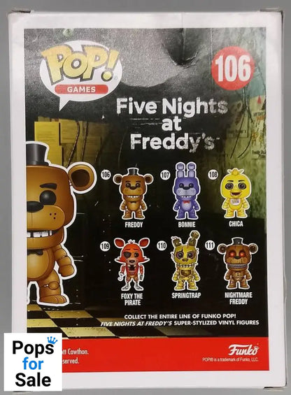 106 Freddy - Five Nights at Freddy's FNAF - Box Damaged Funko POP