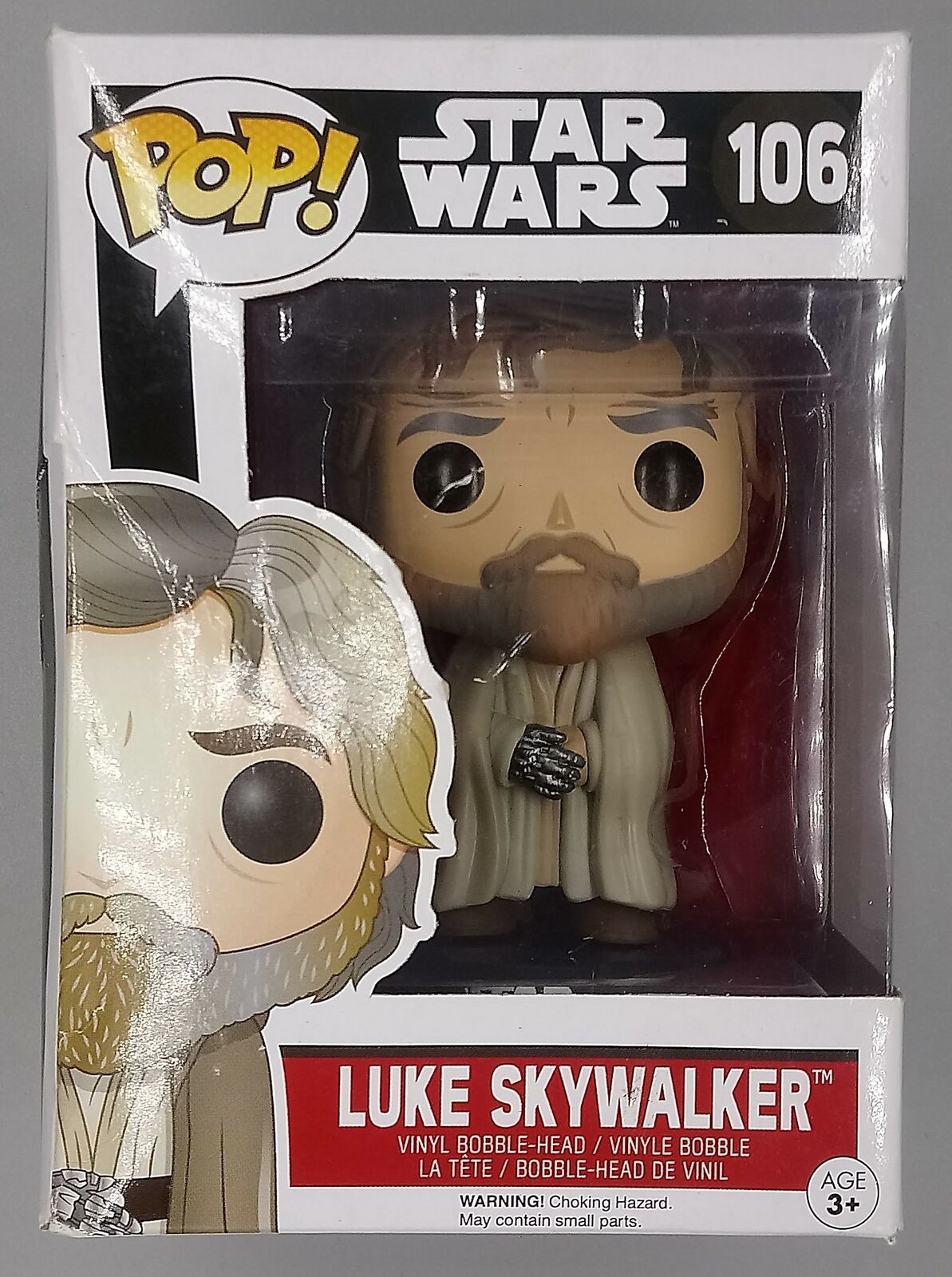 #106 Luke Skywalker Star Wars Force Awakens Box Damaged Funko POP - PopsforSale.co.uk