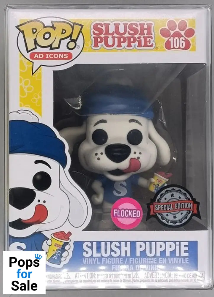 #106 Slush Puppie - Flocked - Ad Icons Funko POP