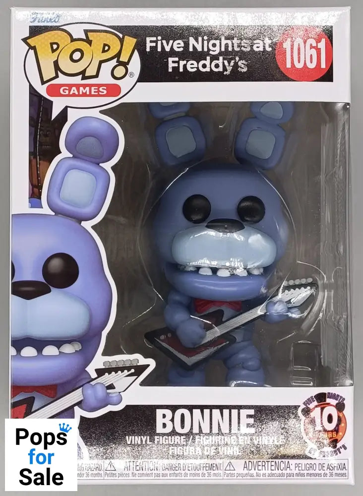 1061 Bonnie - Five Nights at Freddy's 10th Anniversary FNAF Funko POP - Brand New