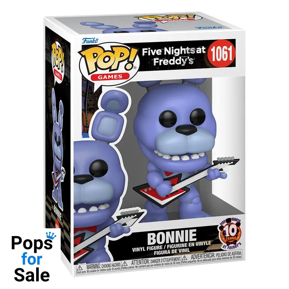 1061 Bonnie - Five Nights At Freddy’s 10Th Anniversary Fnaf Funko Pop Presale