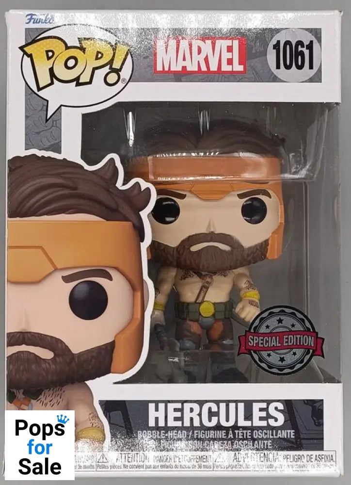 #1061 Hercules - Marvel  - Box Damaged Funko POP