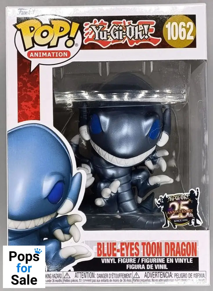 1062 BlueEyes Toon Dragon - Yu-Gi-Oh - Funko POP - Box Damaged