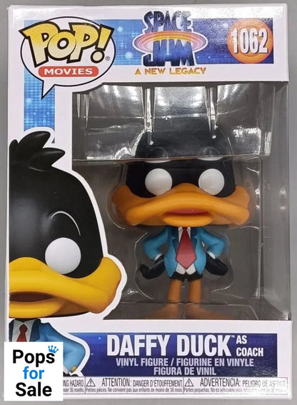 1062 Daffy Duck (as Coach) - Space Jam Funko POP - Box Damaged