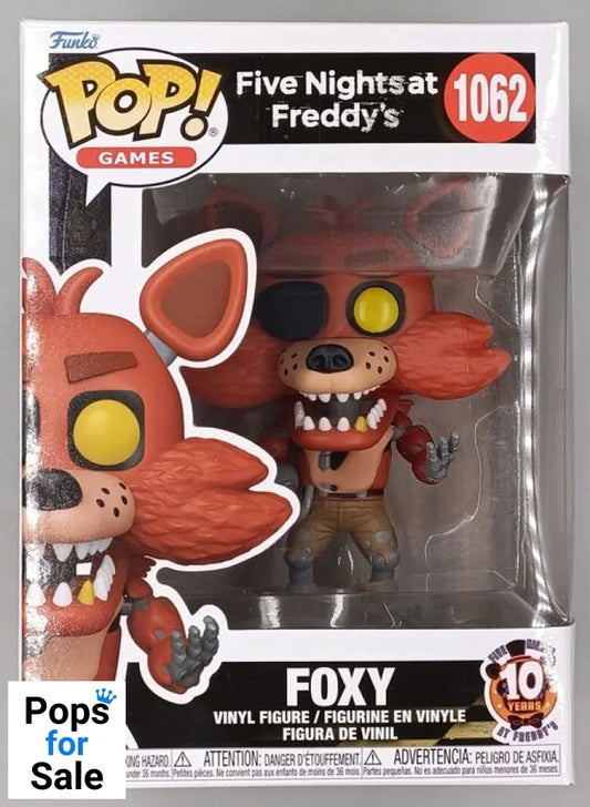 1062 Foxy - Five Nights at Freddy's 10th Anniversary FNAF Funko POP - Brand New