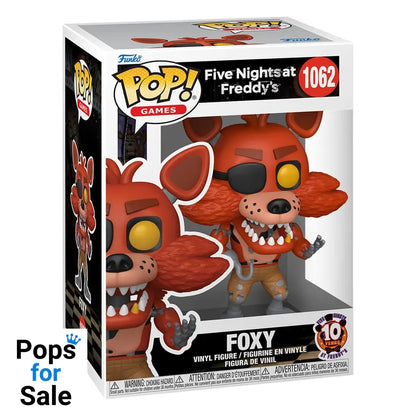 1062 Foxy - Five Nights At Freddy’s 10Th Anniversary Fnaf Funko Pop Presale