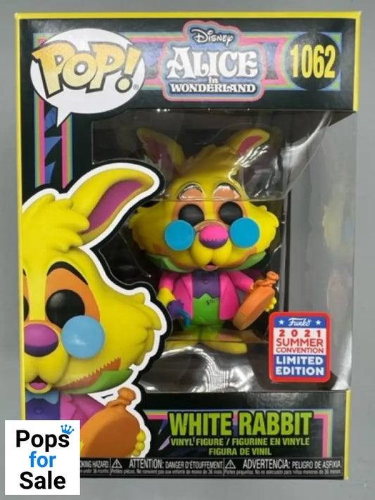 #1062 White Rabbit (Blacklight) Disney Alice In Wonderland 2 Funko POP - PopsforSale.co.uk