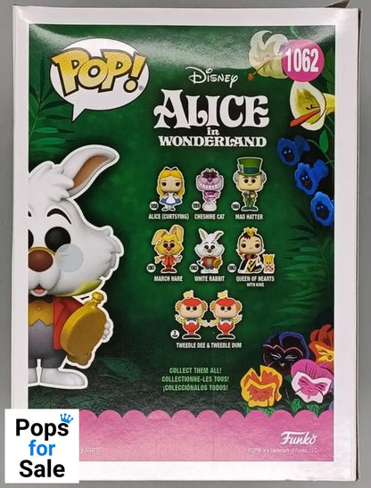 1062 White Rabbit - Disney Alice in Wonderland - Box Damaged Funko POP