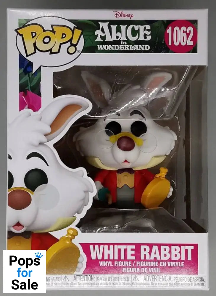 1062 White Rabbit - Disney Alice in Wonderland Funko POP