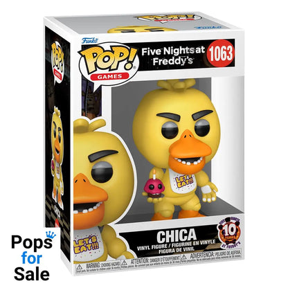 1063 Chica - Five Nights At Freddy’s 10Th Anniversary Fnaf Funko Pop Presale