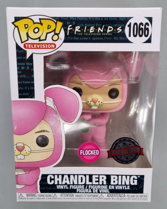 #1066 Chandler Bing (Bunny) - Flocked - Friends Funko POP - PopsforSale.co.uk