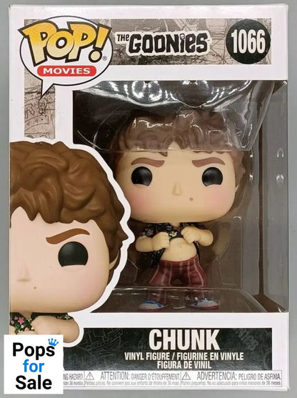 #1066 Chunk (Truffle Shuffle) - The Goonies - Box Damaged Funko POP - PopsforSale.co.uk