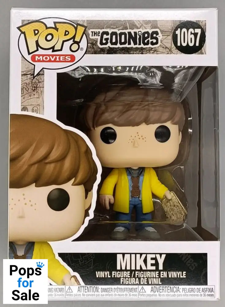 #1067 Mikey (w/ Map) - The Goonies - Box Damaged Funko POP - PopsforSale.co.uk