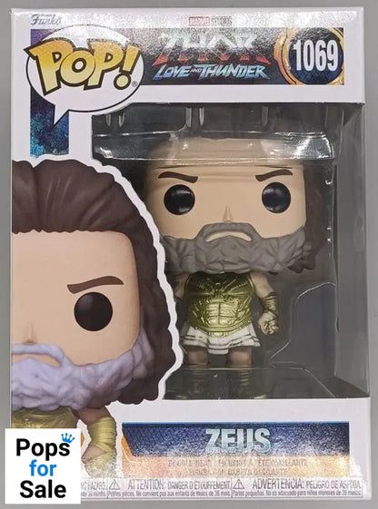 #1069 Zeus - Marvel Thor Love and Thunder - 2022 Con Box Damaged Funko POP