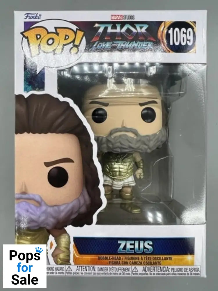 #1069 Zeus - Marvel Thor Love and Thunder - 2022 Con Funko POP - PopsforSale.co.uk