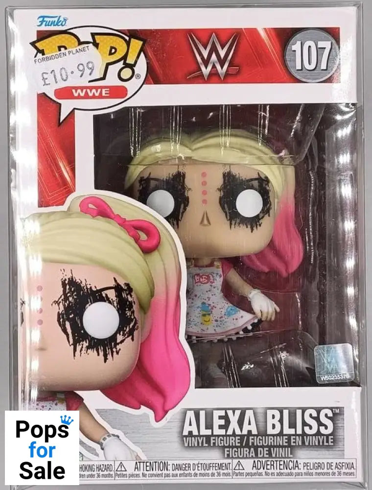 107 Alexa Bliss (WrestleMania 37) - WWE -Funko POP - Box Damaged