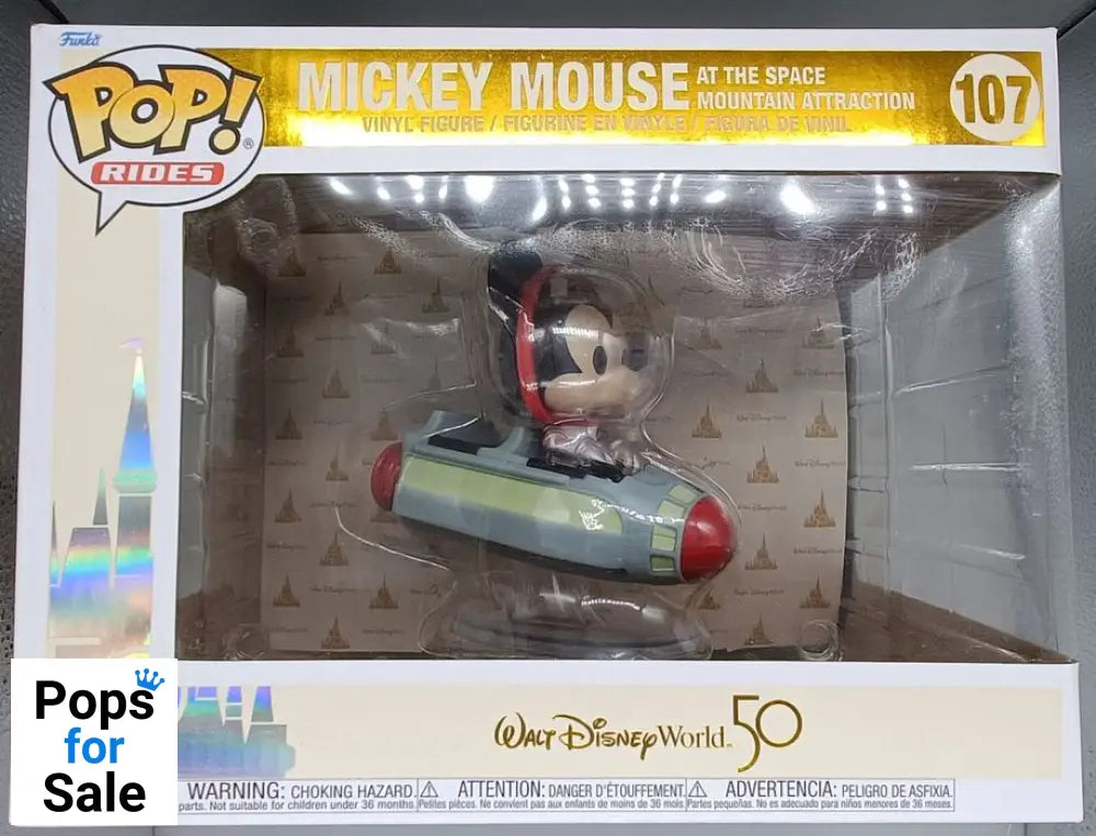 #107 Mickey Mouse (Space Mountain Attraction) Rides Disney Funko POP