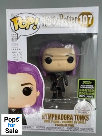 107 Nymphadora Tonks - Harry Potter - 2020 Con - Box Damaged Funko POP