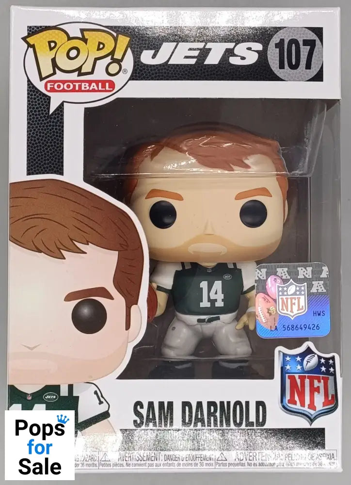 107 Sam Darnold - NFL Jets Funko POP
