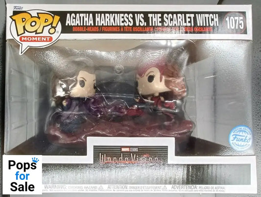 1075 Agatha Harkness vs. The Scarlet Witch TV Moment Funko POP - Box Damaged