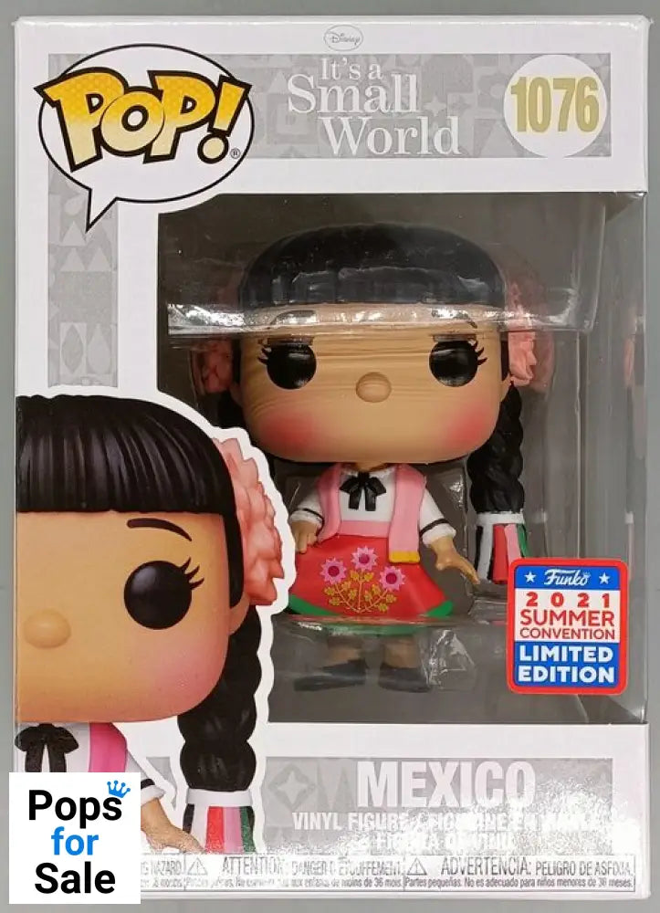 1076 Mexico - Disney Its a Small World - 2021 Con Funko POP