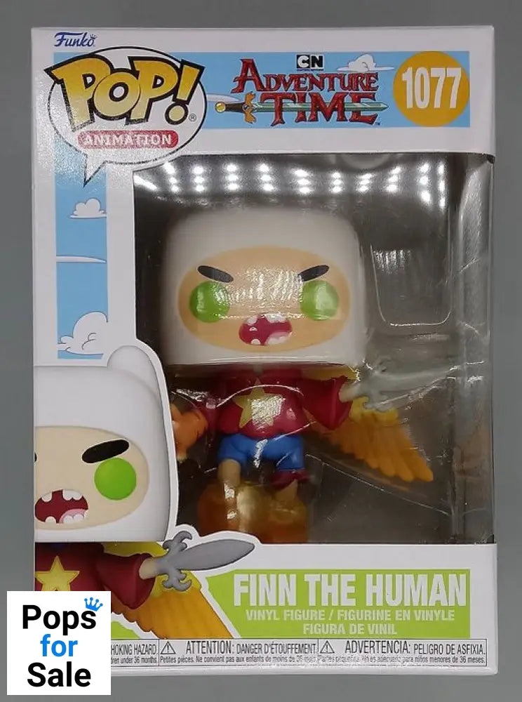 #1077 Finn the Human (Ultimate Wizard) - Adventure Time Funko POP - PopsforSale.co.uk