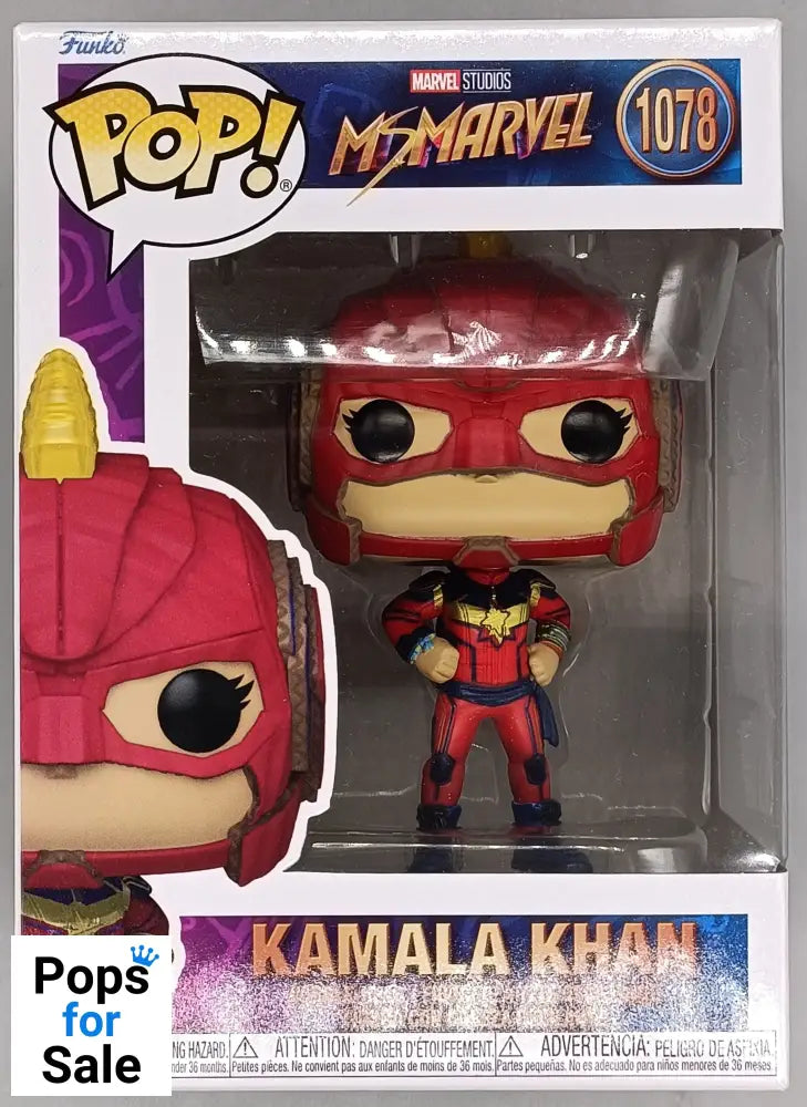 #1078 Kamala Khan - Marvel Ms. Marvel Funko POP