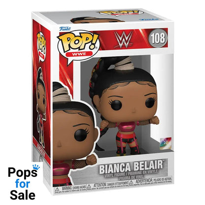 #108 Bianca Belair (WrestleMania 38) - WWE - Brand New Funko POP in Protector - PopsforSale.co.uk