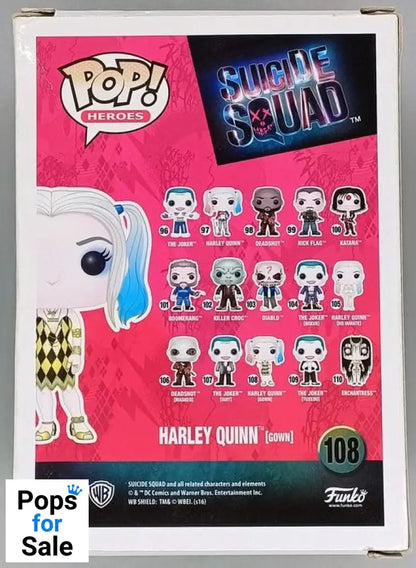 108 Harley Quinn (Gown) - DC Suicide Squad Funko POP