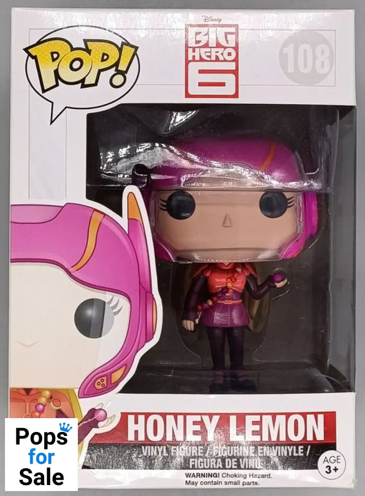 108 Honey Lemon - Disney Big Hero 6 - Funko POP - Box Damaged