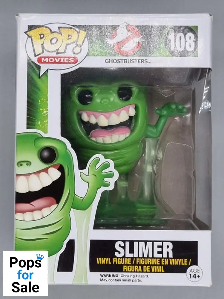 #108 Slimer - Ghostbusters - Box Damaged Funko POP - PopsforSale.co.uk