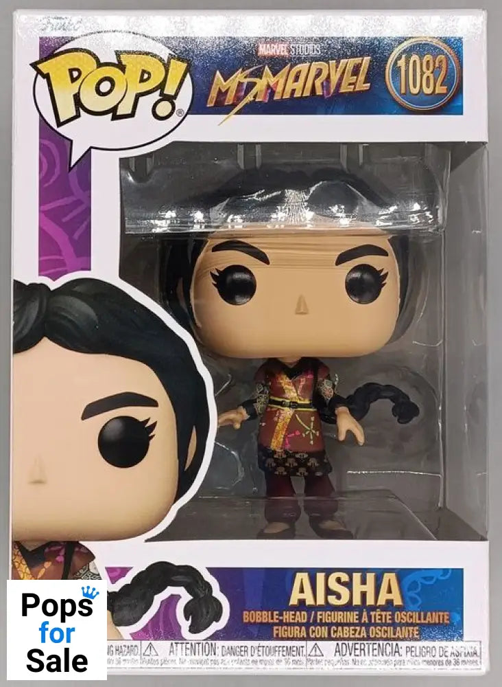 #1082 Aisha - Marvel Ms. Marvel - Box Damaged Funko POP