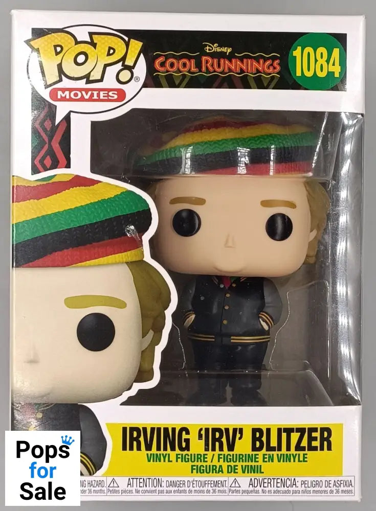 1084 Irving 'Irv' Blitzer - Cool Runnings - Funko POP - Box Damaged