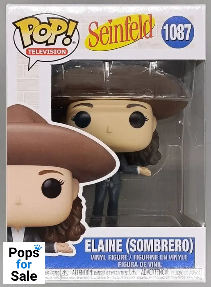 #1087 Elaine (Sombrero) - Seinfeld Funko POP - PopsforSale.co.uk