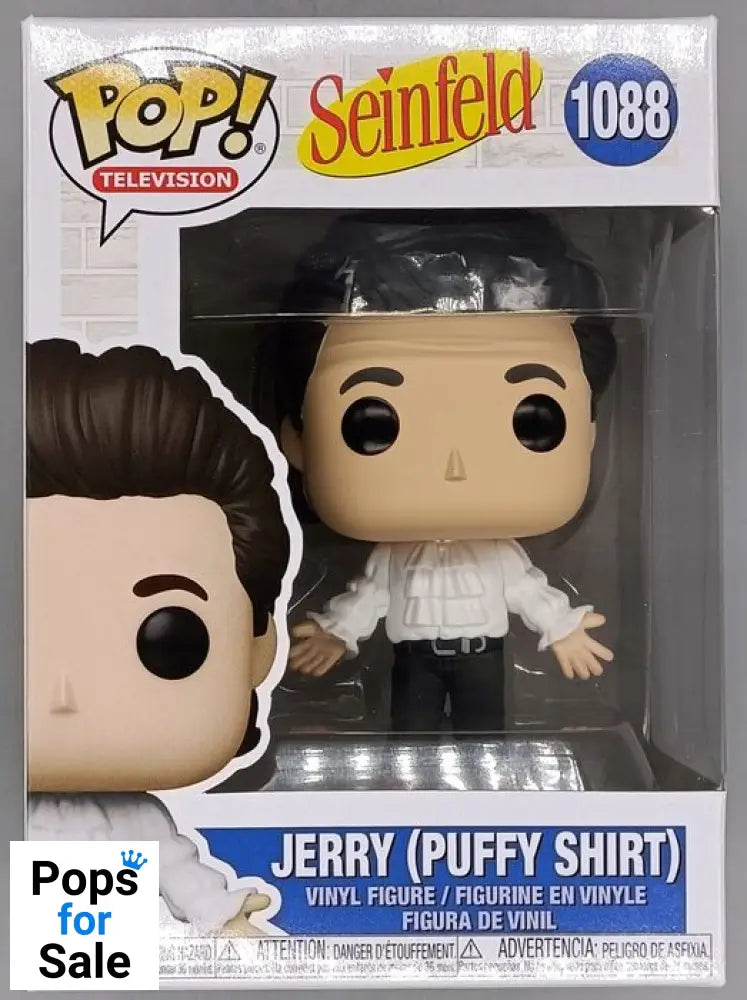 #1088 Jerry (Puffy Shirt) - Seinfeld Funko POP - PopsforSale.co.uk