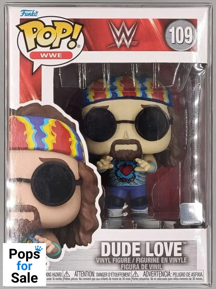 109 Dude Love - WWE - Funko POP - Box Damaged