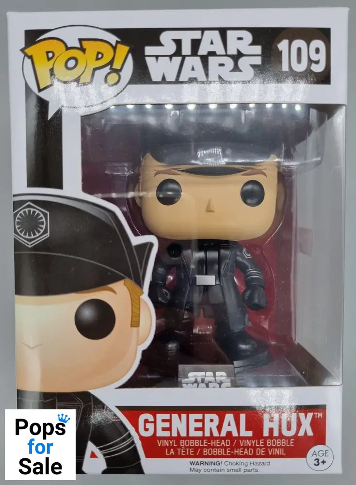 #109 General Hux - Star Wars The Force Awakens Funko POP - PopsforSale.co.uk