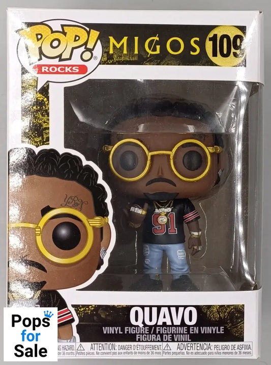 109 Quavo - Migos - Rocks - Funko POP - Box Damaged