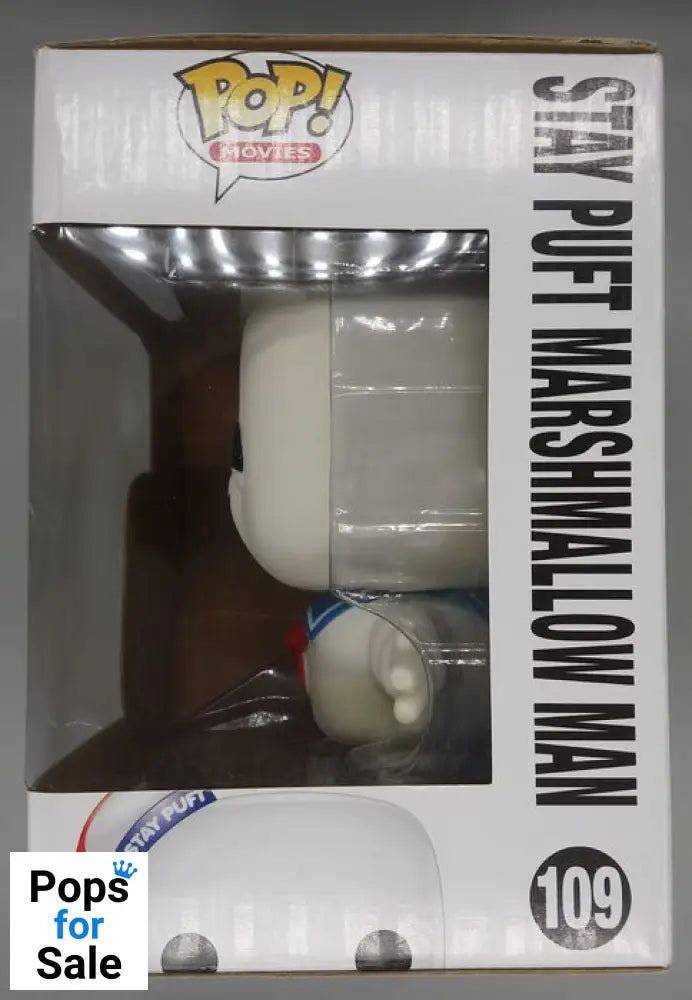 #109 Stay Puft Marshmallow Man 6 Inch - Ghostbusters Box Damaged Funko POP