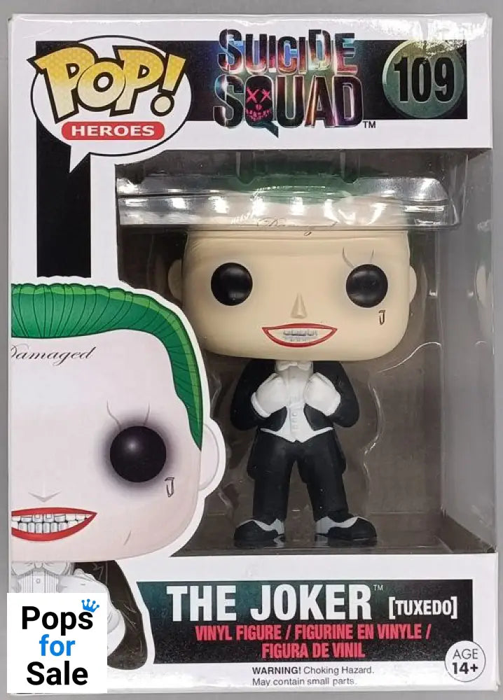 #109 The Joker (Tuxedo) - Suicide Squad - Box Damaged Funko POP - PopsforSale.co.uk