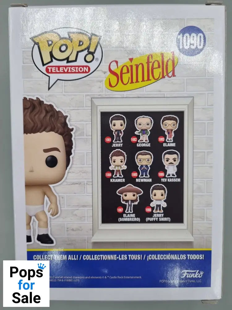 #1090 Kramer (Underwear) - Seinfeld - Exclusive Funko POP - PopsforSale.co.uk