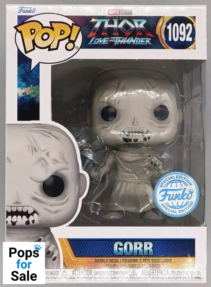 #1092 Gorr (w/ Stormbreaker) - Marvel Thor Love & Thunder Funko POP