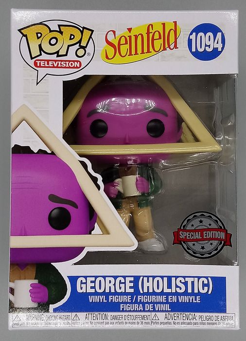 #1094 George (Holistic) - Seinfeld Funko POP - PopsforSale.co.uk