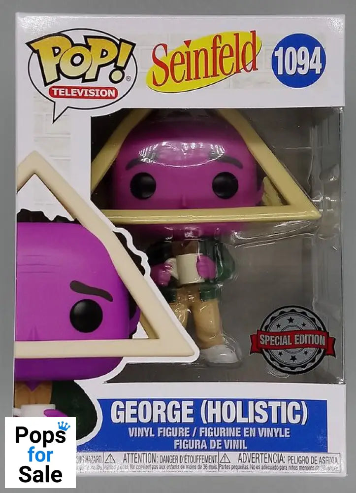 #1094 George (Holistic) - Seinfeld Funko POP - PopsforSale.co.uk